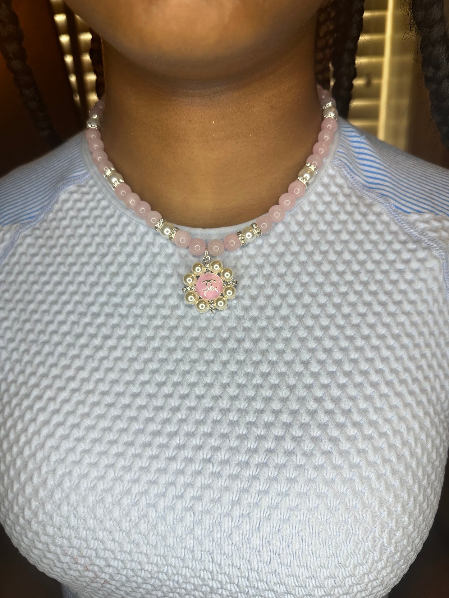 Chanel Rose Quartz x Pearlz